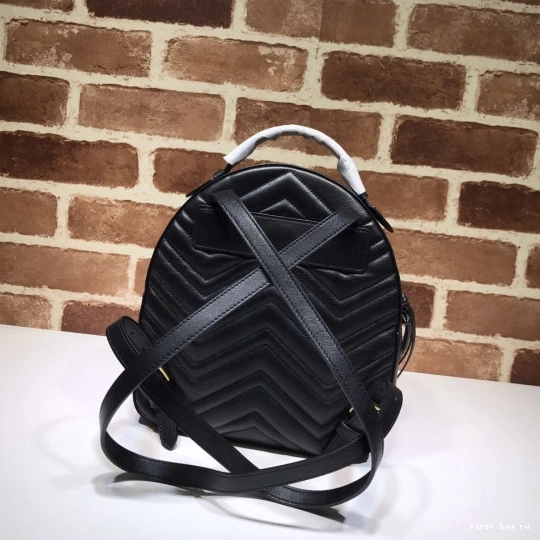 First bag ru Gucci Marmont Backpack GG 0803